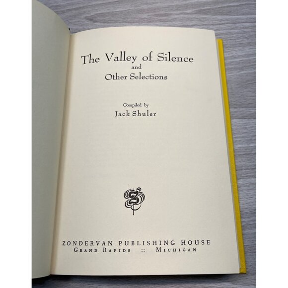 The Valley of Silence & Other Selections Compiled Jack Shuler Hardcover Slipcase - Picture 2 of 13